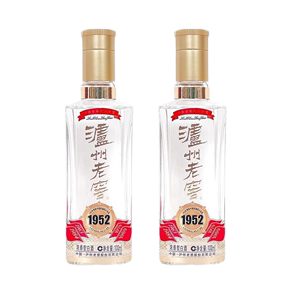 泸州老窖 1952 小酒版 52度浓香型白酒100ML*1瓶