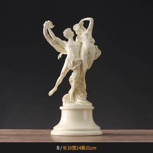 希腊神话摆件天使舞者客厅创意摆设酒柜欧式装饰品雕塑家居工艺品