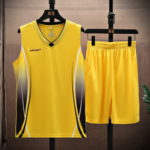 夏季透气吸汗篮球运动套装男篮球服男比赛球衣新款多色球服一套