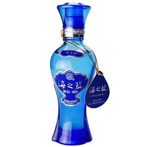海之蓝小瓶白酒42度65ML绵柔型纯粮食酒水特价收藏版