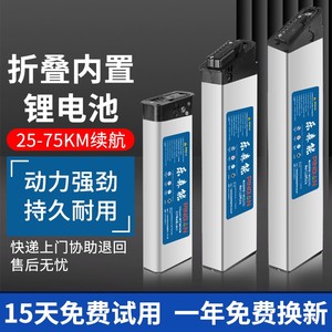 电动自行车锂电池36v正步台铃蓝克雷斯普莱德哥得圣48v折叠车电瓶