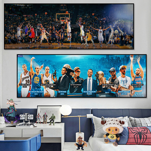 NBA篮球卧室科比詹姆斯乔丹麦迪挂画客厅球星男孩库里海报墙壁画