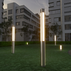 铝型材庭院灯户外防水草坪景观灯3米超亮道路花园小区别墅路灯杆
