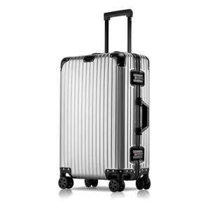 全金属铝镁合金行李箱拉杆箱22寸金属万向轮26寸全铝登机旅行箱子