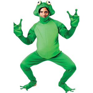 万圣节角色扮演男士青蛙王子角色扮演服青蛙人偶服装动物扮演服