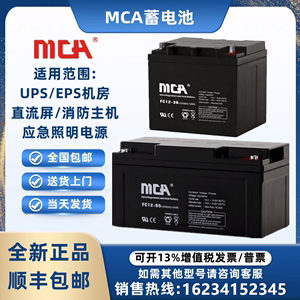 中商国通MCA蓄电池FC12V7A9A12A17A20A24A33A38A55A65A100AH机房