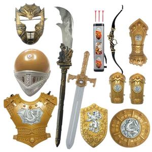 小孩子玩具刀剑盾牌儿童古代盔甲龙骑士服装套装铠甲勇士套装服饰