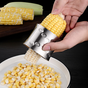 剥玉米神器家用厨房小工具拨玉米粒剥离器304不锈钢玉米刨脱粒器