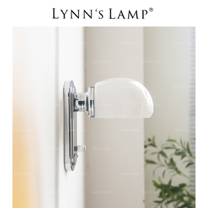 Lynn's立意 工业风奶白壁灯 调光床头卫生间北欧阳台户外简约过道