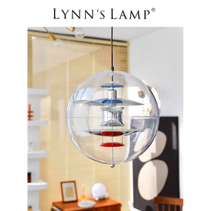 Lynn's立意 丹麦圆球设计师Globe吊灯客厅网红餐厅软装卧室星球灯