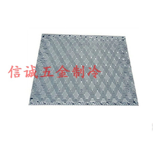 金日方形横流式冷却塔填料/750mm*1830mm/散热胶片PVC塑料淋水片