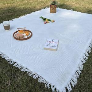 野餐垫户外露营便携户外草坪加厚ins风法式布桌音乐节公园沙滩垫