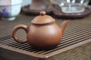 紫砂壶 名家 茶壶 厂壶 80年代 小红泥 小芭乐 水平  独孔
