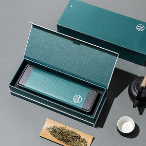 绿茶包装盒空礼盒烟条茶叶盒铁观音信阳毛尖红茶茶叶礼盒装空盒