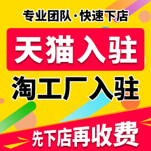 天猫淘工厂代入驻添加类目主体变更开店商标品牌设计写商业计划书