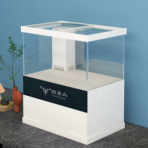 鱼缸客厅小型免换水桌面一体式底滤家用玻璃轻奢2021新款乌龟缸