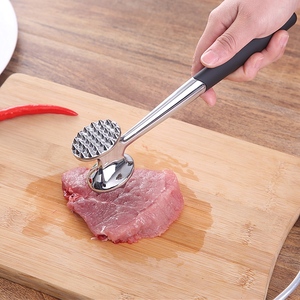 牛排专用锤实心锤肉神器猪大排刺断筋嫩肉针家用双面带齿打肉锤子