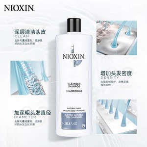 NIOXIN丽康丝2号洗发水控油蓬松止痒滋养发根强韧