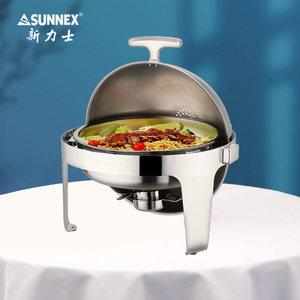 SUNNEX新力士圆形翻盖自助餐炉X32620EV酒店餐厅汤早餐炉X32621EV