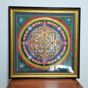 唐卡装裱画框定制西藏佛像手工框架尼泊尔民族画配框任意尺寸定做