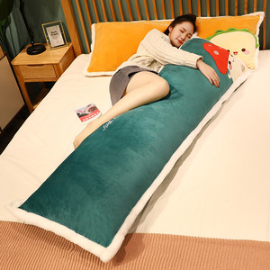 睡觉抱枕布娃娃女生可爱猴子毛绒玩具吐司面包床上枕头玩偶长条枕