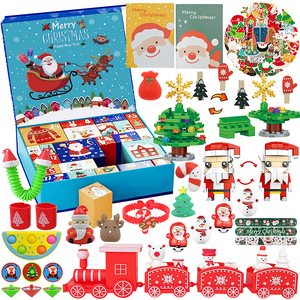 Christmas Duck Advent Calendar Toy Box 24pcs Set Rubber Duck