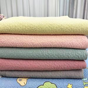 外贸出口纯棉纯色床盖绗缝被单双人全棉水洗夏凉被空调被床单单件