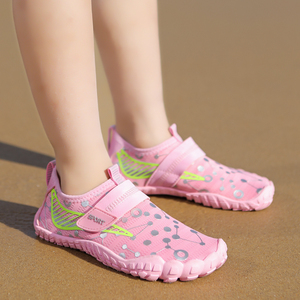 迪卡龙沙滩鞋儿童涉水鞋速干防滑水上乐园游泳漂流溯溪鞋户外徒步