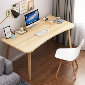 配套家用床边办公室电脑台式桌家用小卧室书桌椅办公桌配凳子小型