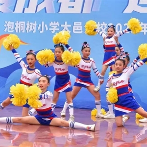 儿童啦啦操演出服篮球比赛啦啦队服中小学生运动会开幕式表演服装