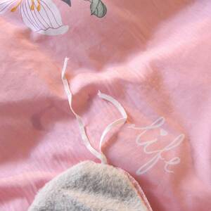 纯棉单面法莱绒加绒被套单件A面全棉B版法兰绒珊瑚绒被罩双人2.0