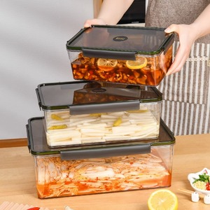 泡菜坛子密封盒大容量食品级装鸡爪腌菜腌制保鲜罐捞汁小海鲜容器