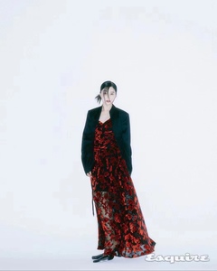 设计师品牌JUNYANG国风新中式范冰冰同款烧花吊带连衣裙半裙