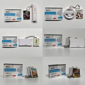 正版散货 YUJIN扭蛋 任天堂Wii 游戏光碟 扭蛋游戏机模型玩具挂件