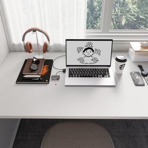 办公室桌垫白色ing风学生宿舍电脑桌面保护垫防油防水皮革桌布
