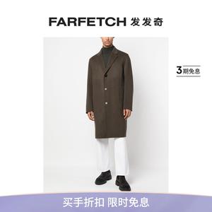 Theory男士单排扣羊毛羊绒混纺外套FARFETCH发发奇