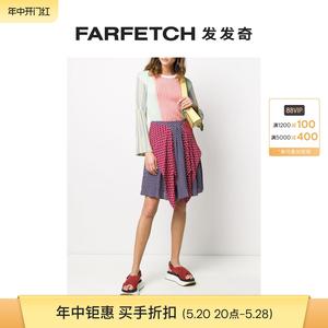 [Final Sale]KENZO女士拼接设计几何印花半身裙FARFETCH发发奇