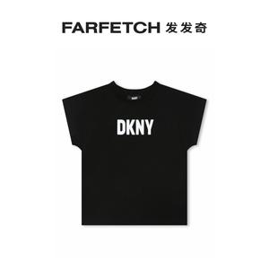 DKNY童装logo印花圆领T恤FARFETCH发发奇