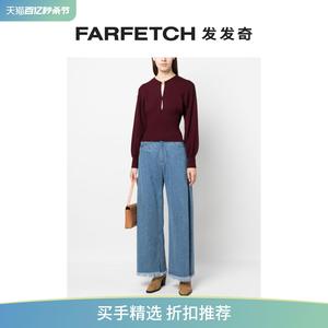 [Final Sale]Pinko女士镂空长袖针织上衣FARFETCH发发奇