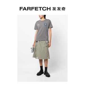 Musium Div.女士图案刺绣棉T恤FARFETCH发发奇