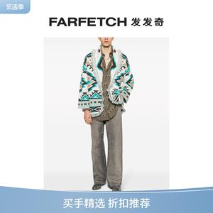 Etro男士佩斯理印花羊毛衬衫FARFETCH发发奇