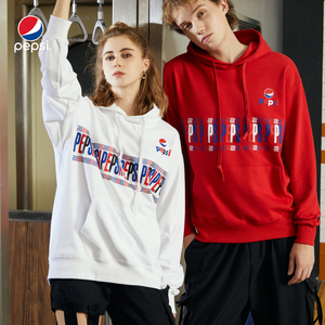 Pepsi百事可乐卫衣男潮牌宽松潮流潮百搭外套情侣套头早秋上衣服