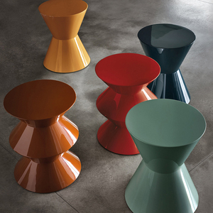 法弗纳定制北欧设计玻璃钢墩子两节三节茶几边几角几沙发异型凳子