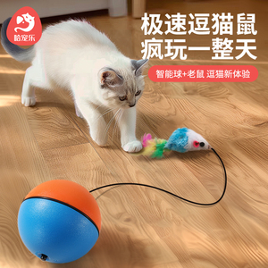 猫玩具自嗨解闷消耗体力老鼠逗猫棒猫运动电动自动逗猫球猫咪用品