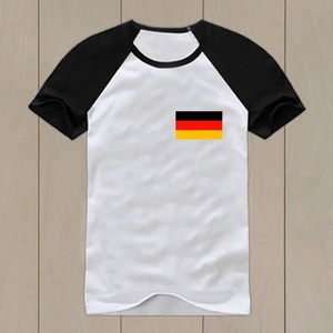 德国国旗男孩女儿童装短袖T恤衣服班级活动服装运动会亲子装学生3