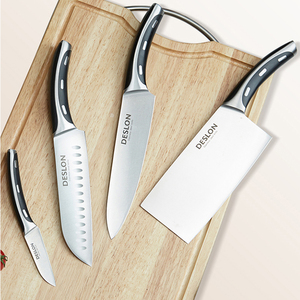 德世朗不锈钢菜刀家用锋利刀具厨房套装组合厨师专用切片刀切肉刀