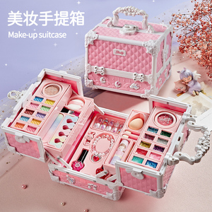 儿童化妆品玩具套装无毒女孩小孩公主演出专用彩妆盒女童生日礼物