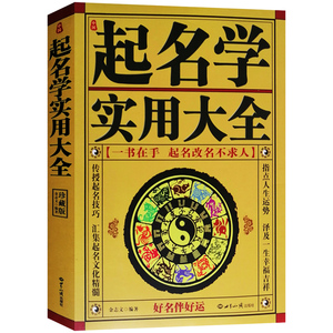 起名学实用大全姓名学五行生肖五格等企业个人取名改名民俗学书籍