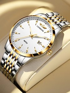 飞亚达2024年新款男士石英表全自动夜光防水钢带十大名牌男款手表