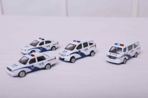 公检法司警车合金模型1:64文创礼品玩具汽车用品摆件法院检察院